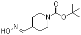 tert-Butyl 4-[(hydroxyimino)methyl]piperidine-1-carboxylate molecular structure (CAS 190446-85-6)
