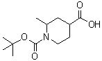 1-(tert-Butoxycarbonyl)-2-methylpiperidine-4-carboxylic acid molecular structure (CAS 193085-98-2)