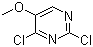 2,4-二氯-5-甲氧基嘧啶分子结构 (CAS 19646-07-2)