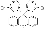 结构式 CAS# 198142-65-3, 2,7-二溴螺[9H-芴-9,9'-[9H]氧杂蒽]
