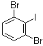 结构式 CAS# 19821-80-8, 2,6-二溴碘苯