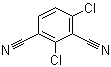 structure of CAS# 19846-21-0, 2,4-Dichloro-1,3-benzenedicarbonitrile;2,4-Dichloroisophthalonitrile