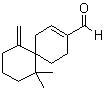 structure of CAS# 19912-84-6, Chamigrenal;(-)-7,7-Dimethyl-11-methylene-spiro[5.5]undec-2-ene-3-carboxaldehyde