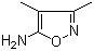 结构式 CAS# 19947-75-2, 5-氨基-3,4-二甲基异噁唑