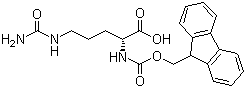 Fmoc-D-citrulline molecular structure (CAS 200344-33-8)