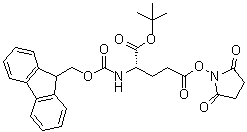 5-[(2,5-Dioxo-1-pyrrolidinyl)oxy]-N-[(9H-fluoren-9-ylmethoxy)carbonyl]-5-oxo-L-norvaline 1,1-dimethylethyl ester molecular structure (CAS 200616-38-2)