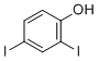 structure of CAS# 2012-29-5, 2,4-Diiodophenol