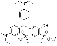 结构式 CAS# 20262-76-4, 酸性蓝 3 单钠盐