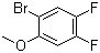 结构式 CAS# 202865-58-5, 2-溴-4,5-二氟苯甲醚