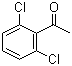 structure of CAS# 2040-05-3, 2',6'-Dichloroacetophenone;1-(2,6-Dichlorophenyl)ethan-1-one