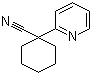 结构式 CAS# 204067-32-3, 1-(2-吡啶基)环己烷甲腈