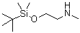 结构式 CAS# 204580-28-9, 2-[(叔丁基二甲基硅烷基)氧基]-N-甲基乙胺
