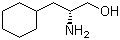 结构式 CAS# 205445-49-4, D-环己基丙氨醇; (2R)-2-氨基-3-环己基丙醇
