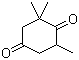 2,2,6-Trimethyl-1,4-cyclohexanedione molecular structure (CAS 20547-99-3)