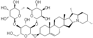 alpha-Chaconine molecular structure (CAS 20562-03-2)