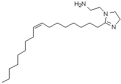 1-(2-Aminoethyl)-2-(cis-8-heptadecen-1-yl)imidazoline molecular structure (CAS 20565-75-7)