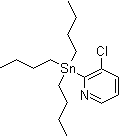 3-Chloro-2-(tributylstannyl)pyridine molecular structure (CAS 206357-78-0)