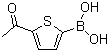结构式 CAS# 206551-43-1, 5-乙酰基-2-噻吩硼酸; 5-乙酰基噻吩-2-硼酸