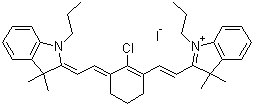 结构式 CAS# 207399-07-3, IR-780 碘化物