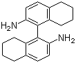 结构式 CAS# 208248-66-2, (R)-5,5',6,6',7,7',8,8'-八氢-[1,1'-联萘]-2,2'-二胺
