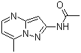 2-Acetamido-7-methylpyrazolo[1,5-a]pyrimidine molecular structure (CAS 2085-55-4)