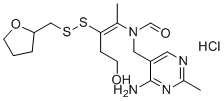 Fursultiamine hydrochloride molecular structure (CAS 2105-43-3)