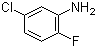 5-Chloro-2-fluoroaniline molecular structure (CAS 2106-05-0)