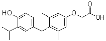 结构式 CAS# 211110-63-3, Sobetirome