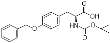 Boc-O-benzyl-L-tyrosine molecular structure (CAS 2130-96-3)