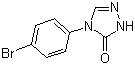 结构式 CAS# 214117-50-7, 4-(4-溴苯基)-2,4-二氢-3H-1,2,4-三唑-3-酮