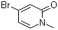 结构式 CAS# 214342-63-9, 4-溴-1-甲基吡啶-2-酮