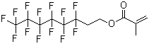 2-(Perfluorohexyl)ethyl methacrylate molecular structure (CAS 2144-53-8)