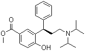 3-[(1R)-3-[Bis(1-methylethyl)amino]-1-phenylpropyl]-4-hydroxybenzoic acid methyl ester molecular structure (CAS 214601-17-9)
