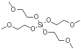 Tetrakis(methoxyethoxy)silane molecular structure (CAS 2157-45-1)