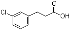 3-(3-Chlorophenyl)propionic acid molecular structure (CAS 21640-48-2)