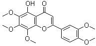 去甲基川陈皮素分子结构 (CAS 2174-59-6)