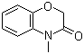 结构式 CAS# 21744-84-3, 4-甲基-2H-1,4-苯并恶嗪-3(4H)-酮