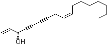 Falcarinol molecular structure (CAS 21852-80-2)