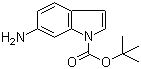 structure of CAS# 219508-62-0, 1-Boc-6-aminoindole;tert-Butyl 6-amino-1-indolecarboxylate
