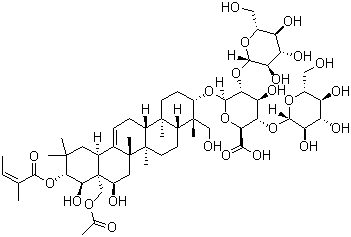 Aescin D molecular structure (CAS 219944-46-4)