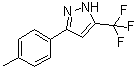 3-(4-Methylphenyl)-5-(trifluoromethyl)-1H-pyrazole molecular structure (CAS 219986-64-8)