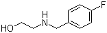 2-(4-Fluorobenzylamino)ethanol molecular structure (CAS 22116-33-2)