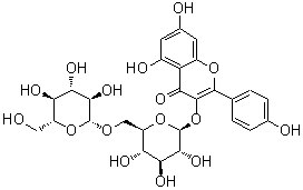 Kaempferol 3-gentiobioside molecular structure (CAS 22149-35-5)