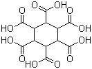 1,2,3,4,5,6-Cyclohexanehexacarboxylic acid molecular structure (CAS 2216-84-4)