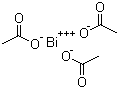 structure of CAS# 22306-37-2, Bismuth acetate;Bismuth triacetate; Bismuth(3+) acetate; Bismuth(III) acetate