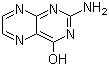 2-Amino-4-hydroxy-1H-pteridine molecular structure (CAS 2236-60-4)