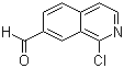 1-Chloro-7-isoquinolinecarboxaldehyde molecular structure (CAS 223671-53-2)