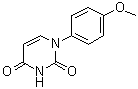 1-(4-Methoxyphenyl)-2,4(1H,3H)-pyrimidinedione molecular structure (CAS 22455-93-2)