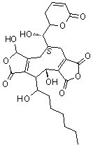 结构式 CAS# 22467-31-8, 红色青霉毒素 A