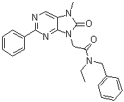 结构式 CAS# 226954-04-7, Emapunil
